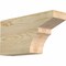 Ekena Millwork Monterey Rough Sawn Rafter Tail, Douglas Fir, 4"W x 8"H x 16"L RFT04X08X16MON00RDF - alternate 1